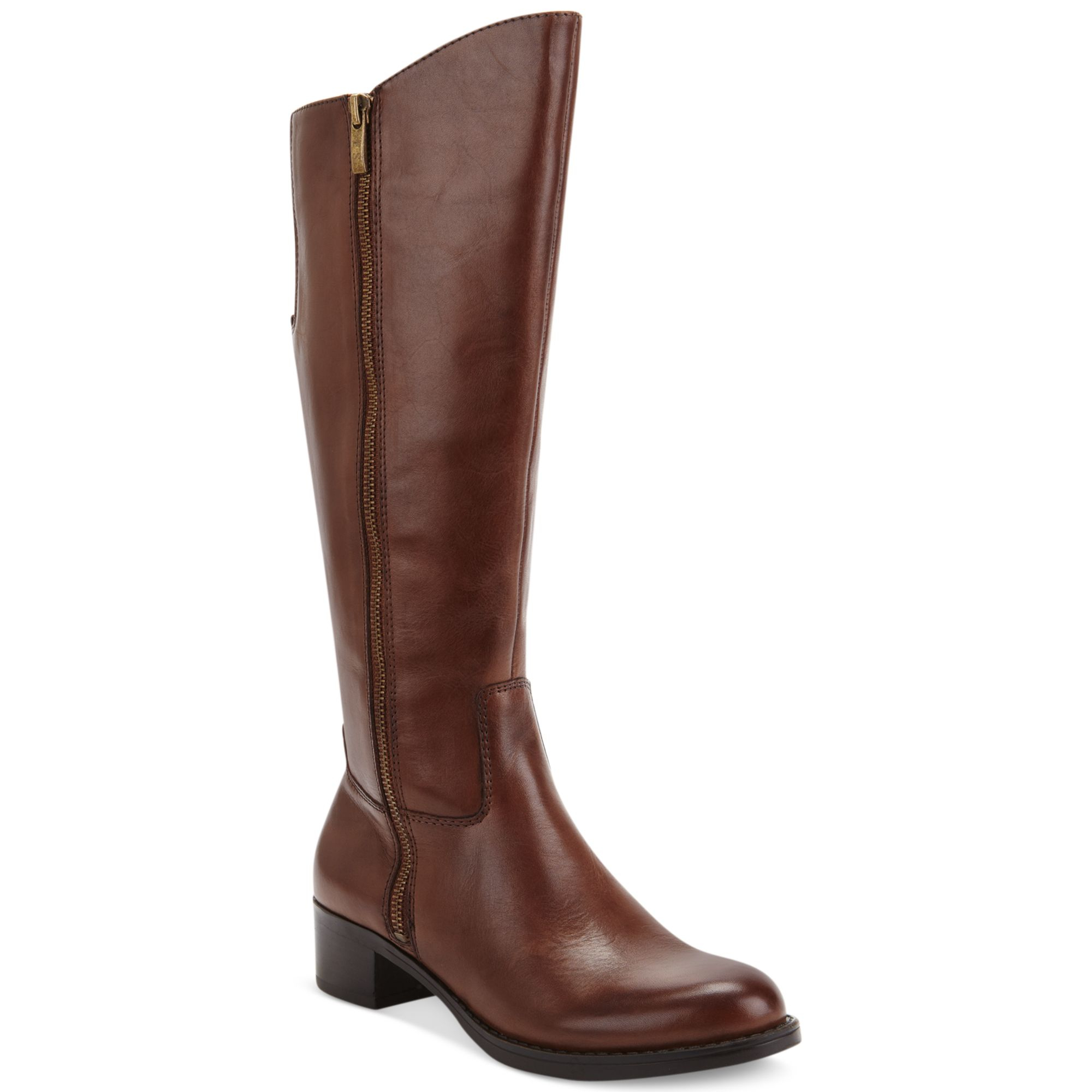 Franco sarto Christina Tall Riding Boots in Brown | Lyst