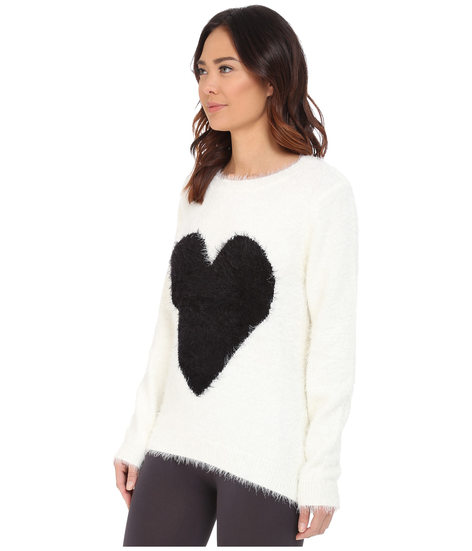 black heart sweater