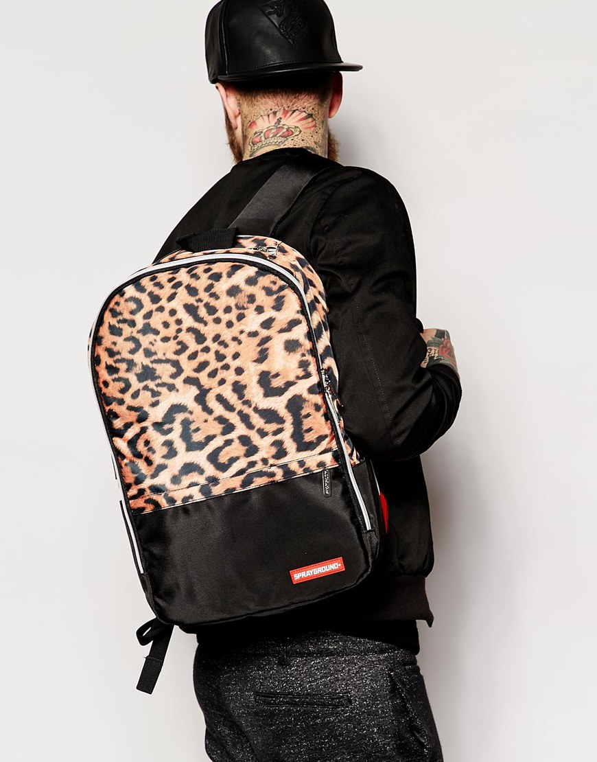 sprayground cheetah backpack