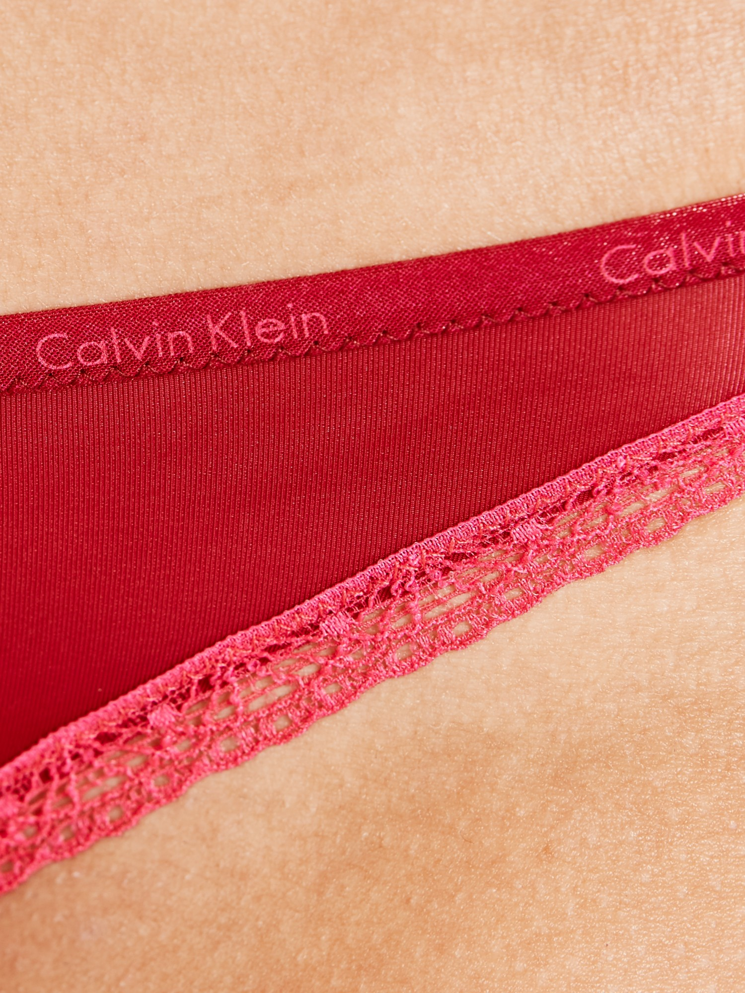 red velvet calvin klein underwear