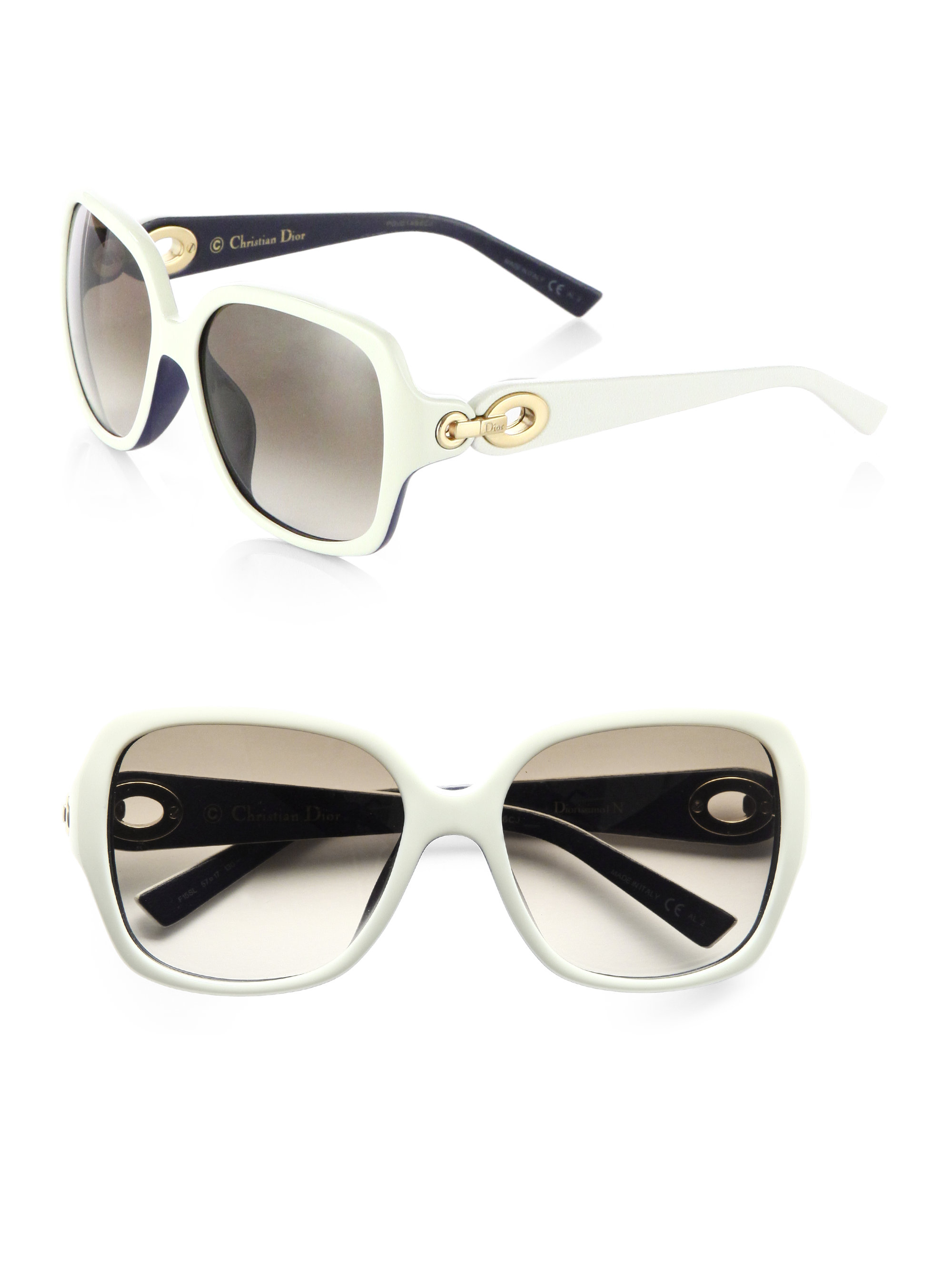 dior white sunglasses