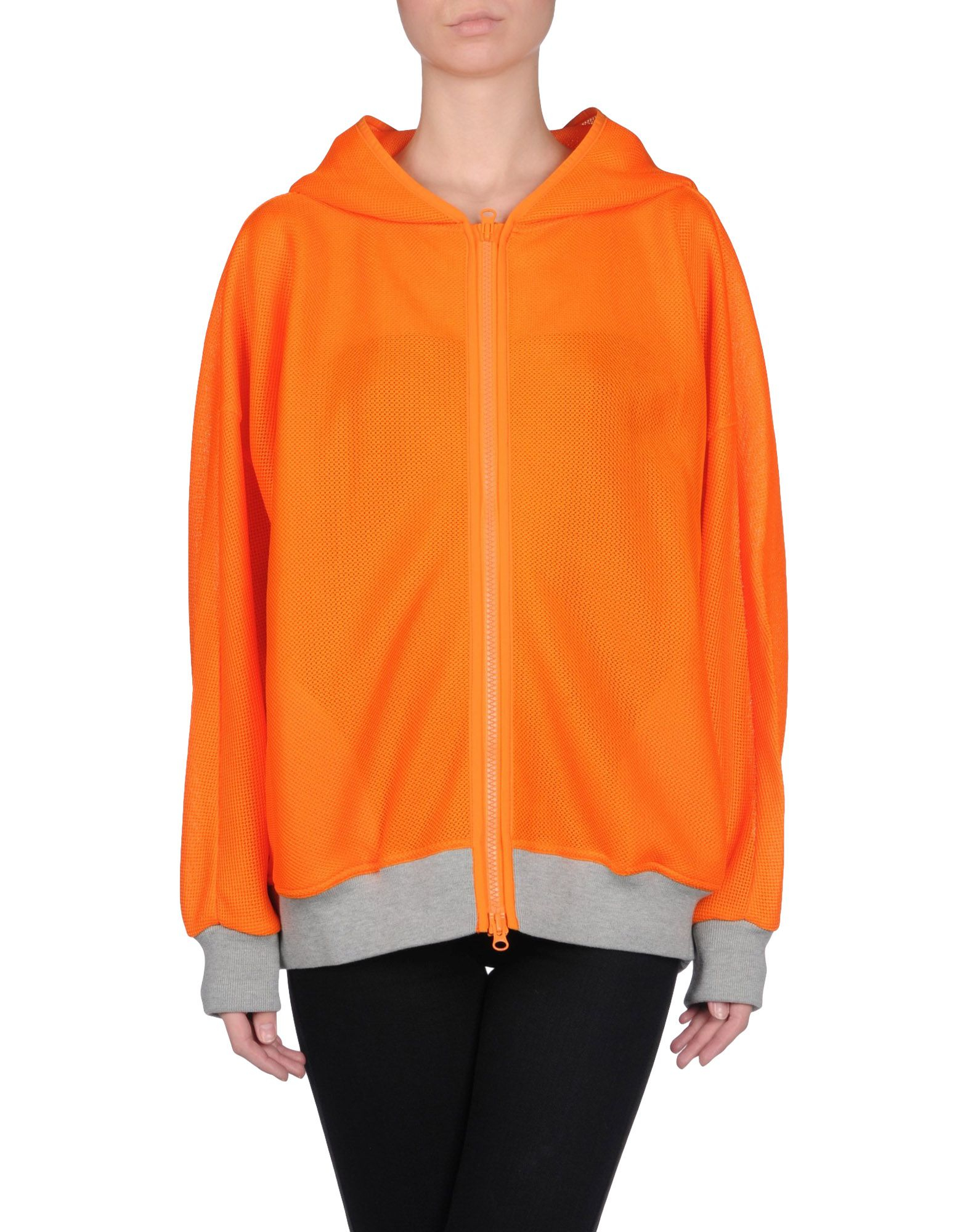 adidas stella mccartney orange jacket