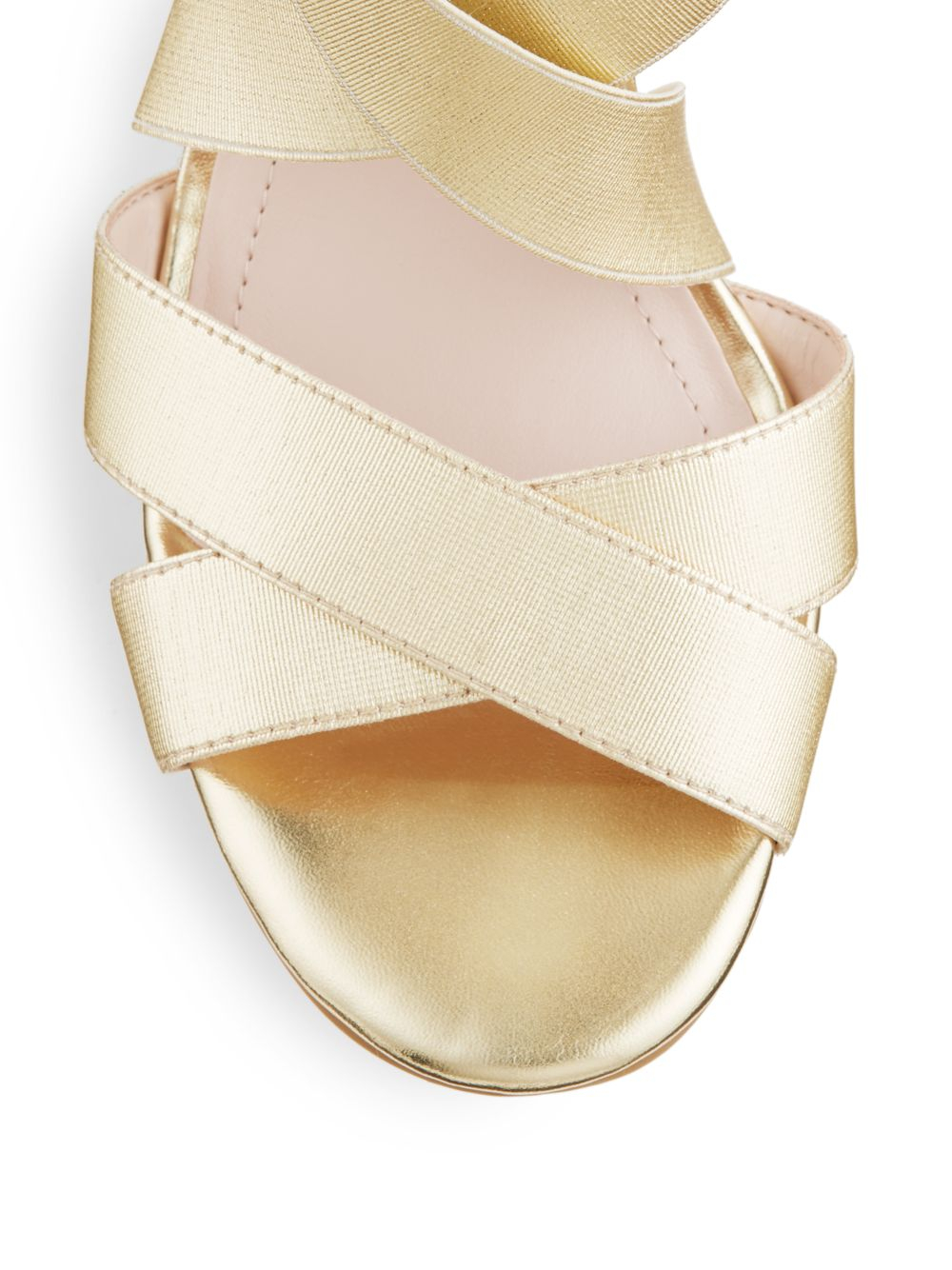 Lyst - Vince Camuto Hadassa Metallic Wedge Sandals/Gold in Metallic