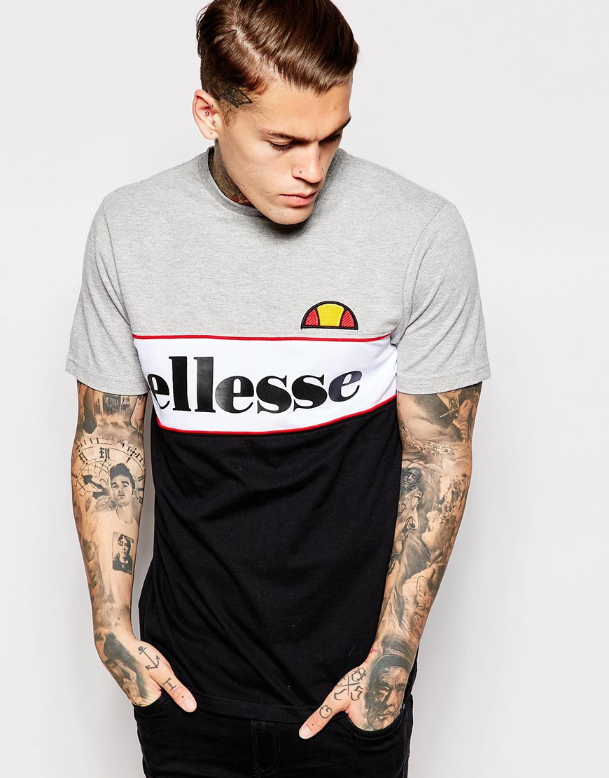 Ellesse Block T-shirt in Black for Men | Lyst