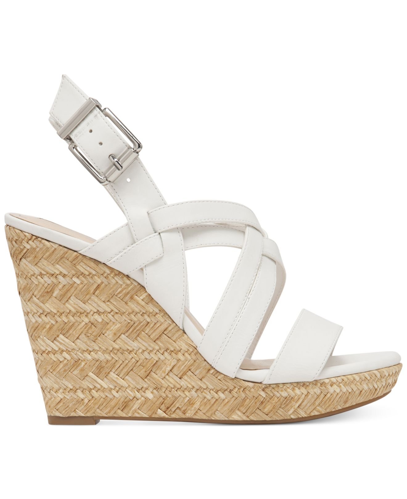 jessica simpson white platform heels