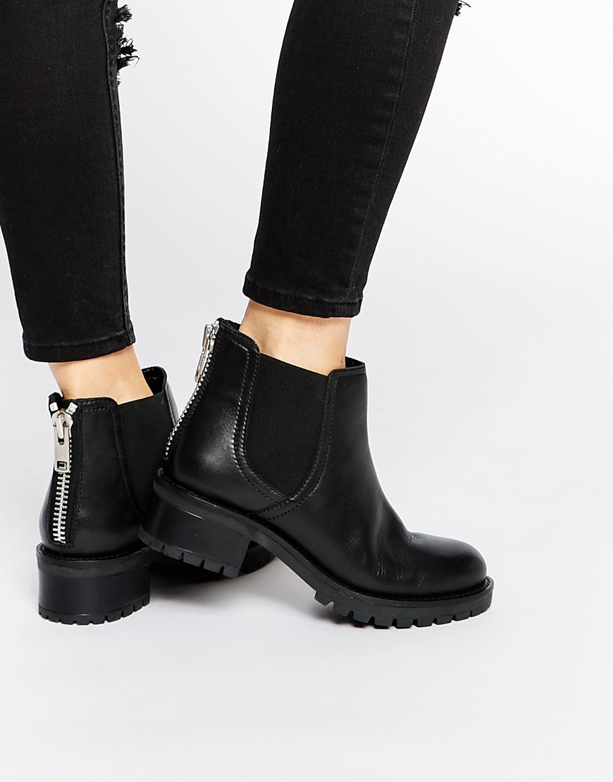 faith black chelsea boots