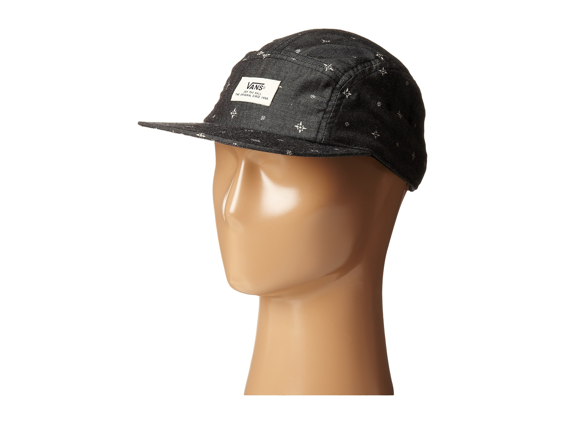 Vans Davis 5-Panel Camper Hat in Black for Men | Lyst