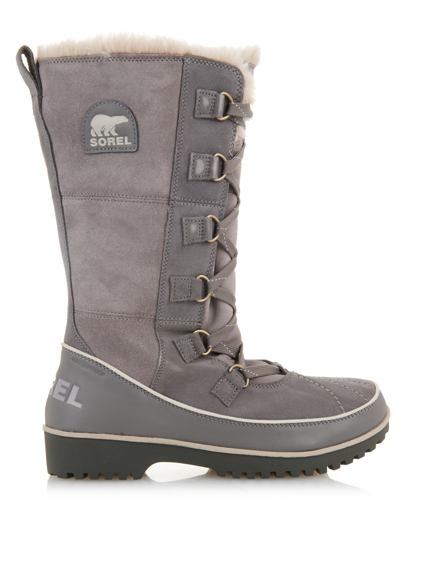 women's gray sorel boots