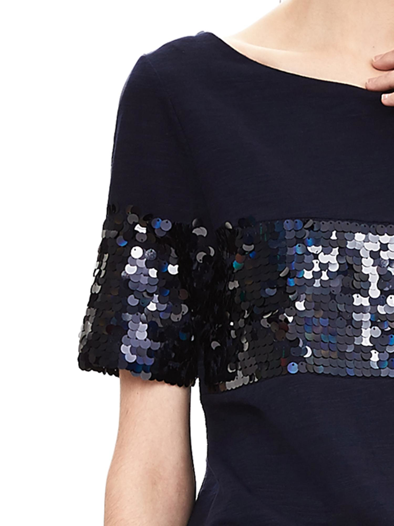 banana republic sequin top