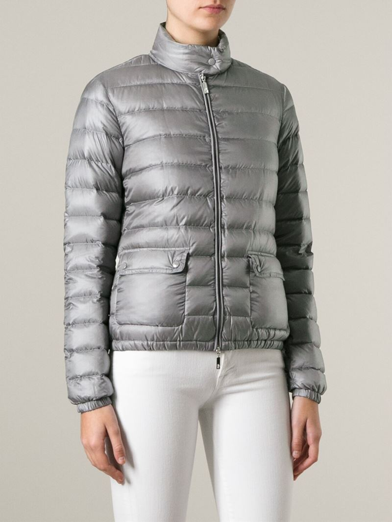 Moncler Lans Quilted Jacket in Grey (Gray) - Lyst