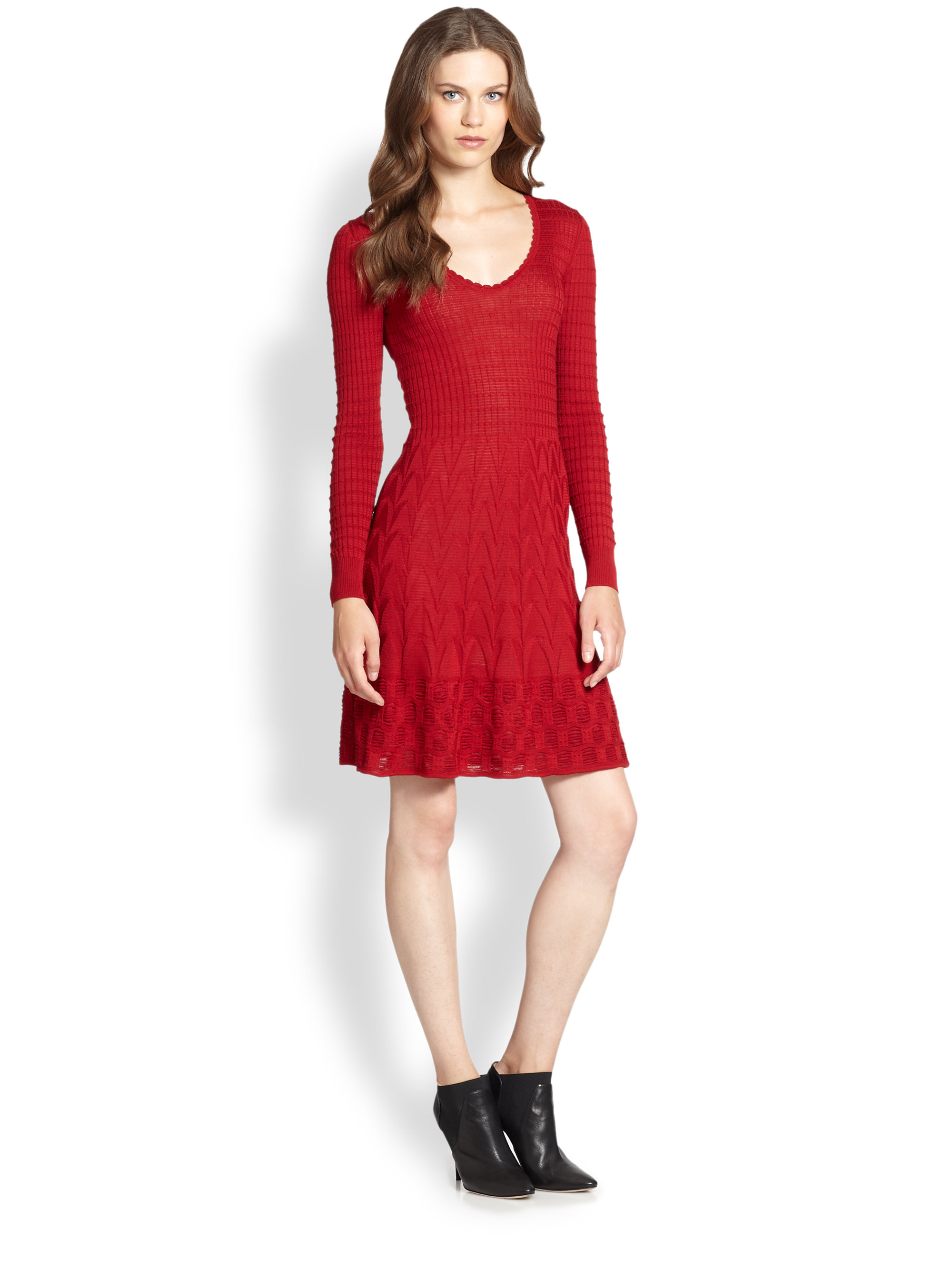 missoni red dress