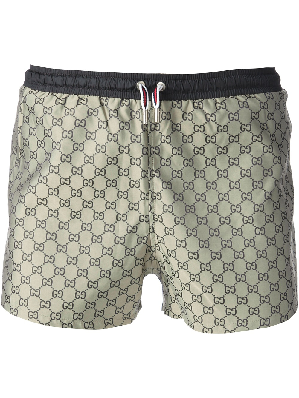 Gucci Geometric Pattern Swim Shorts in Natural for Men | Lyst