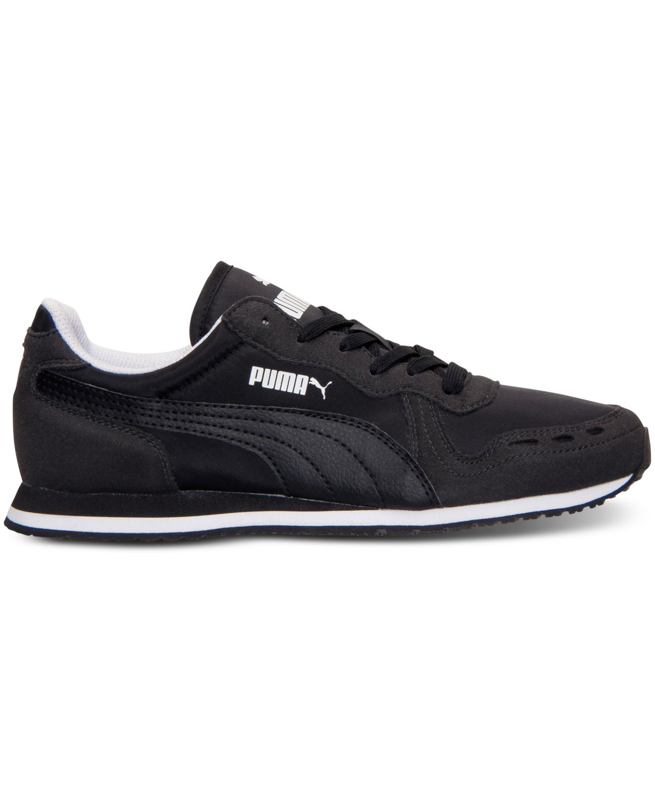 PUMA Suede Women's Cabana Racer Fun Casual Sneakers From Finish Line in  Black/White (Black) | Lyst