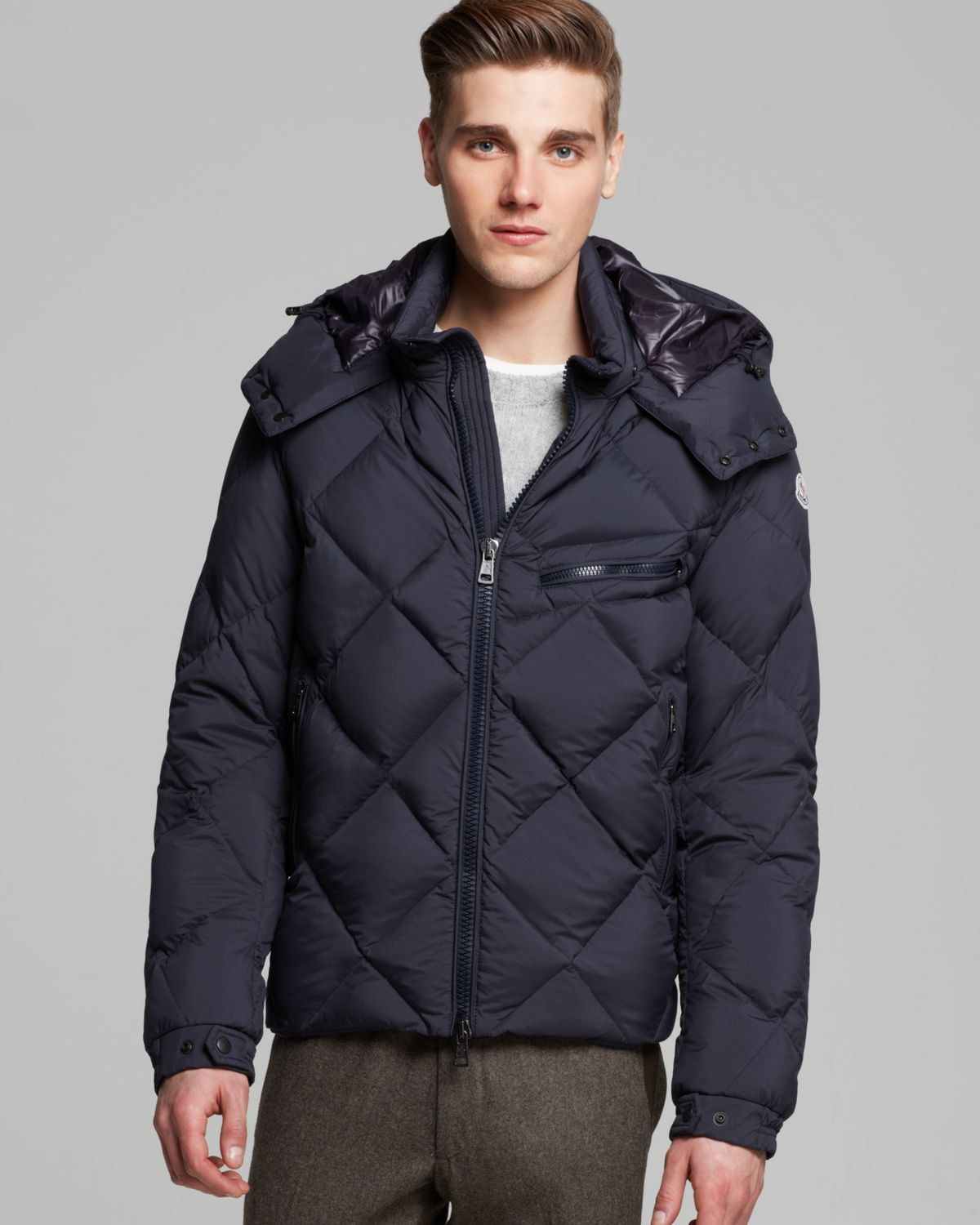 moncler diamond quilted jacket