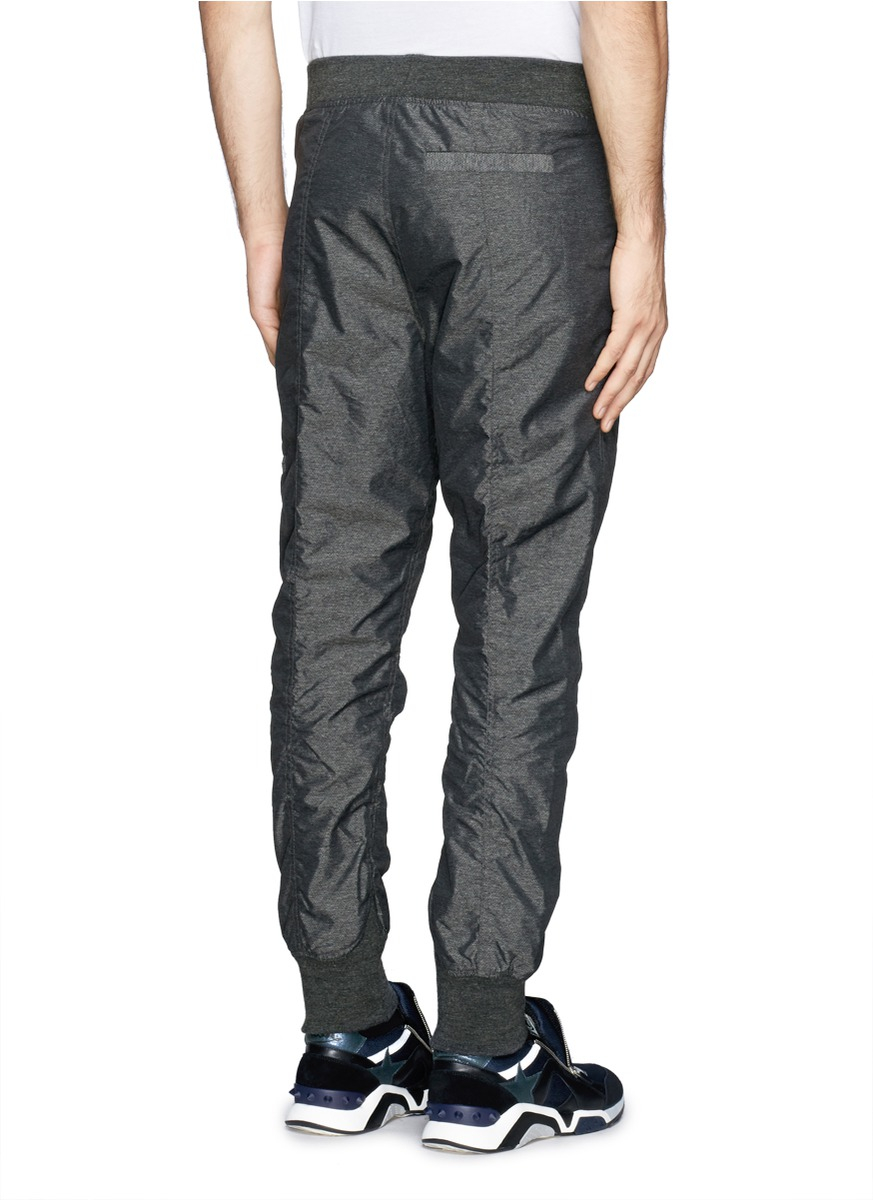 T by alexander wang Waffle Print Sweatpants in Gray for Men | Lyst