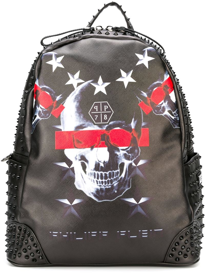 philipp plein skull backpack