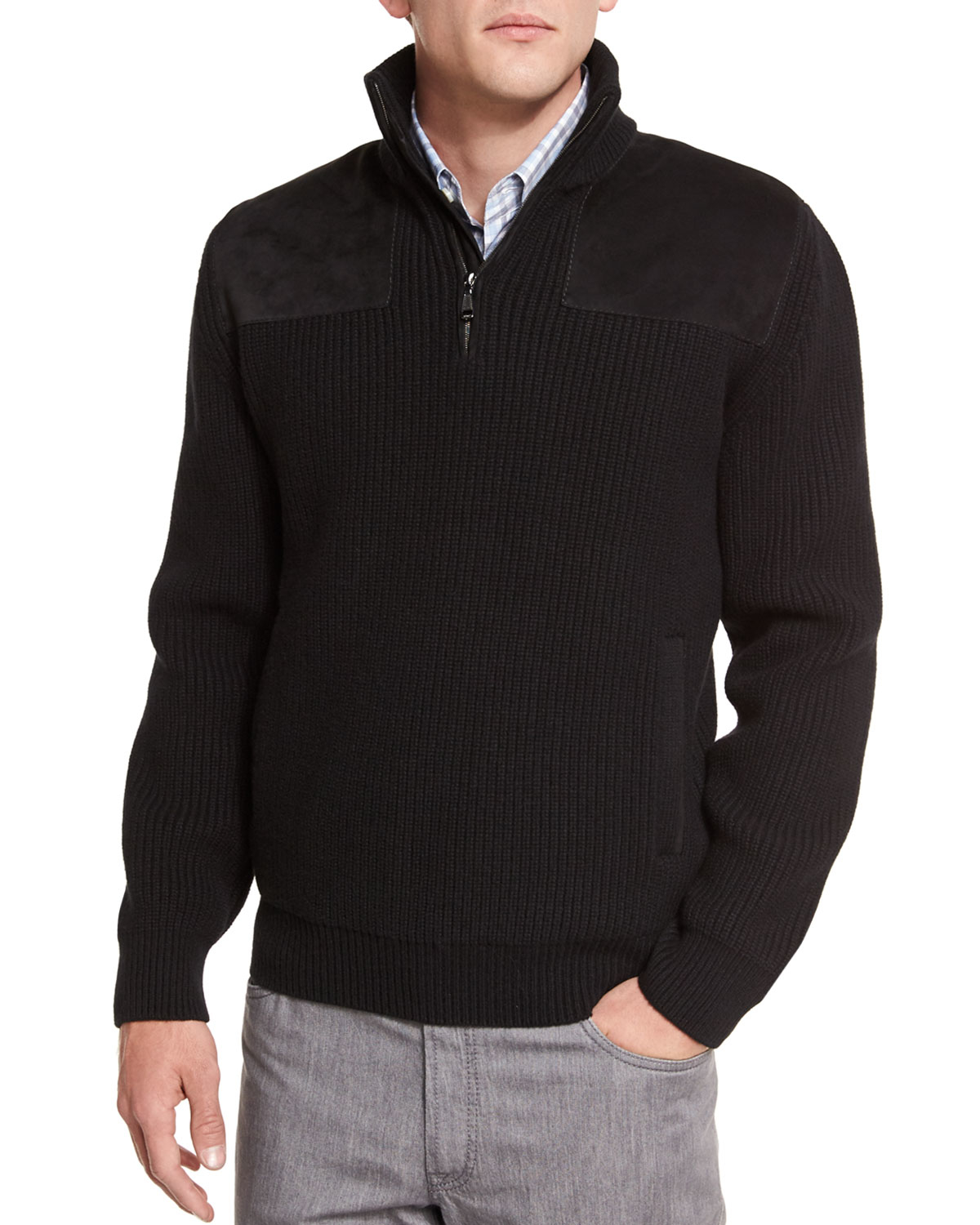 mens half zip pullover southern