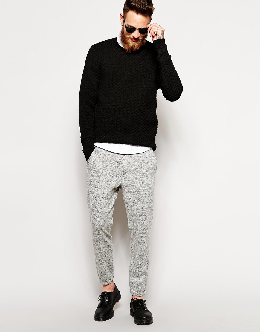 smart grey joggers