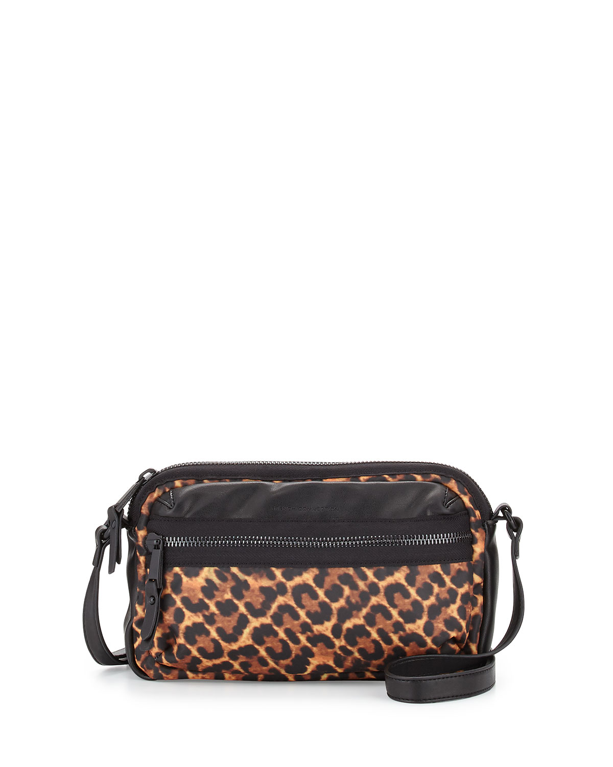 Lyst French Connection Piper Leopardprint Crossbody Bag