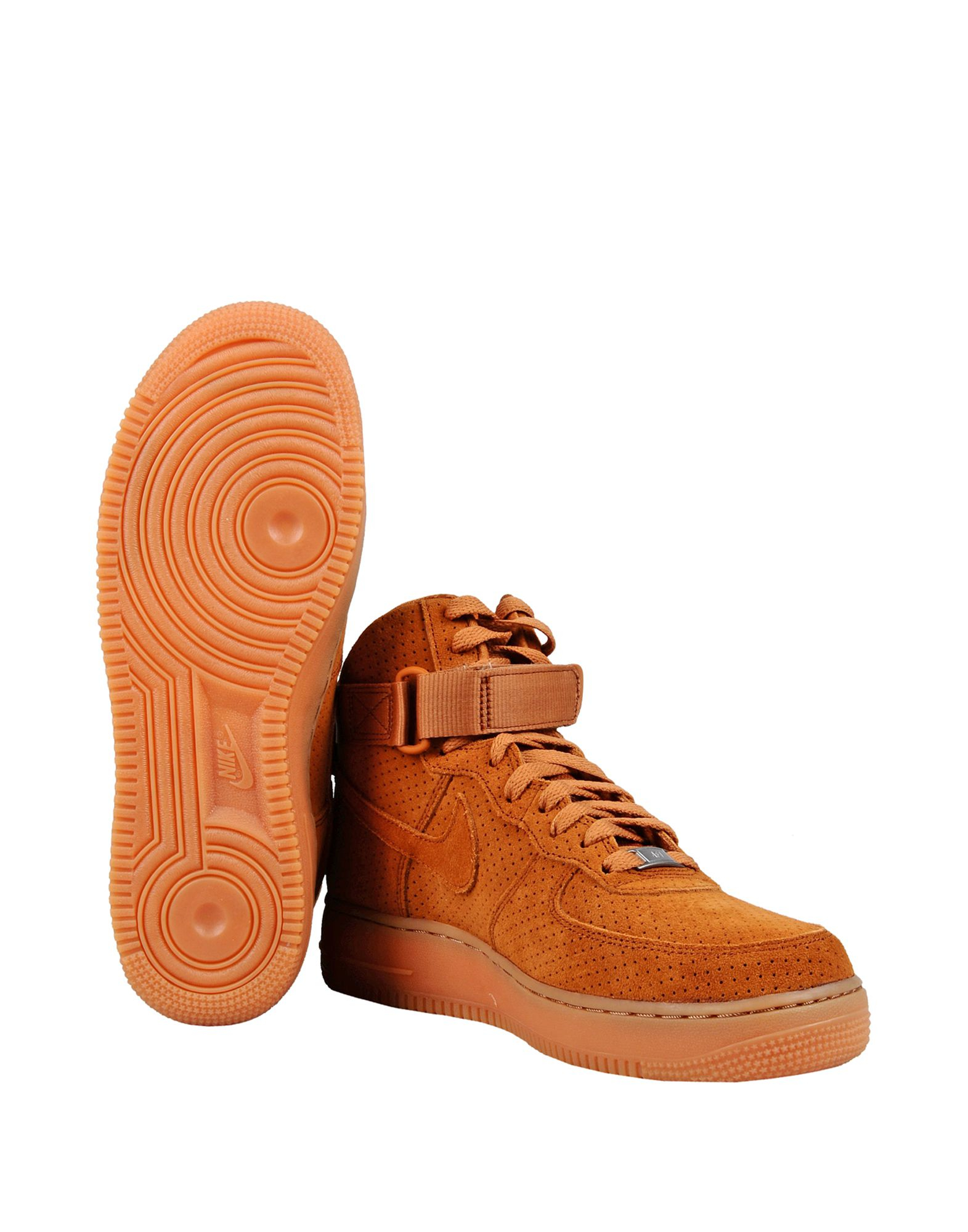 Nike Air Force 1 Suede High-top Sneakers in Brown - Lyst
