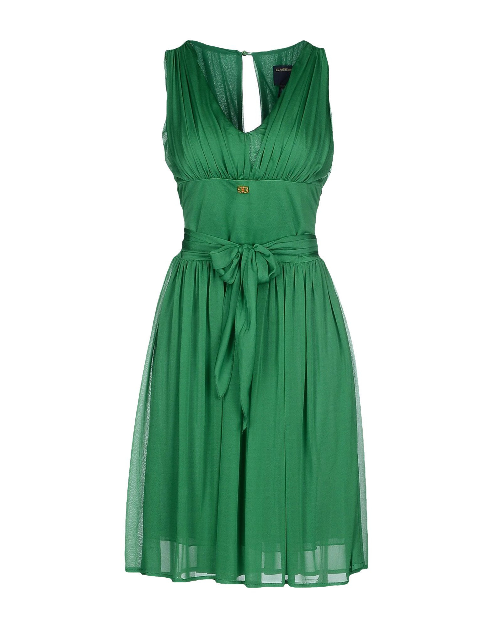 Class roberto cavalli Short Dress in Green | Lyst