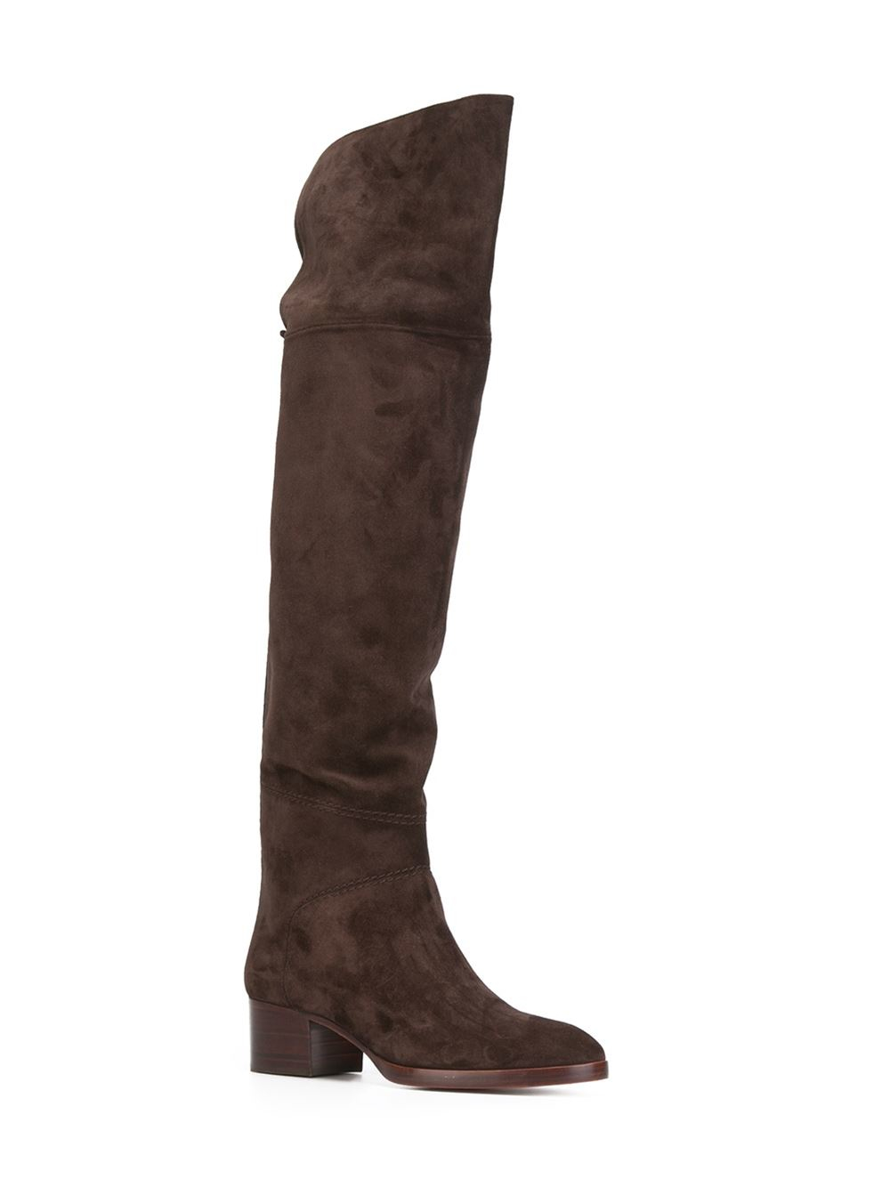 boots the knee chlo 233 grace the knee length boots in brown lyst boots the knee chlo 233 grace the knee length boots in brown lyst