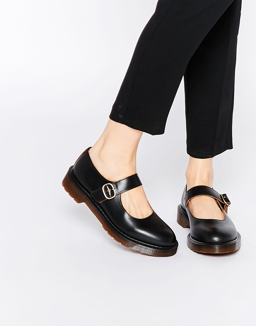 Dr. Martens Archive Indica Mary Jane Flat Shoes in Black | Lyst