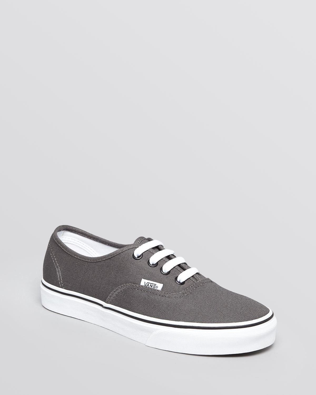 vans grey lace up