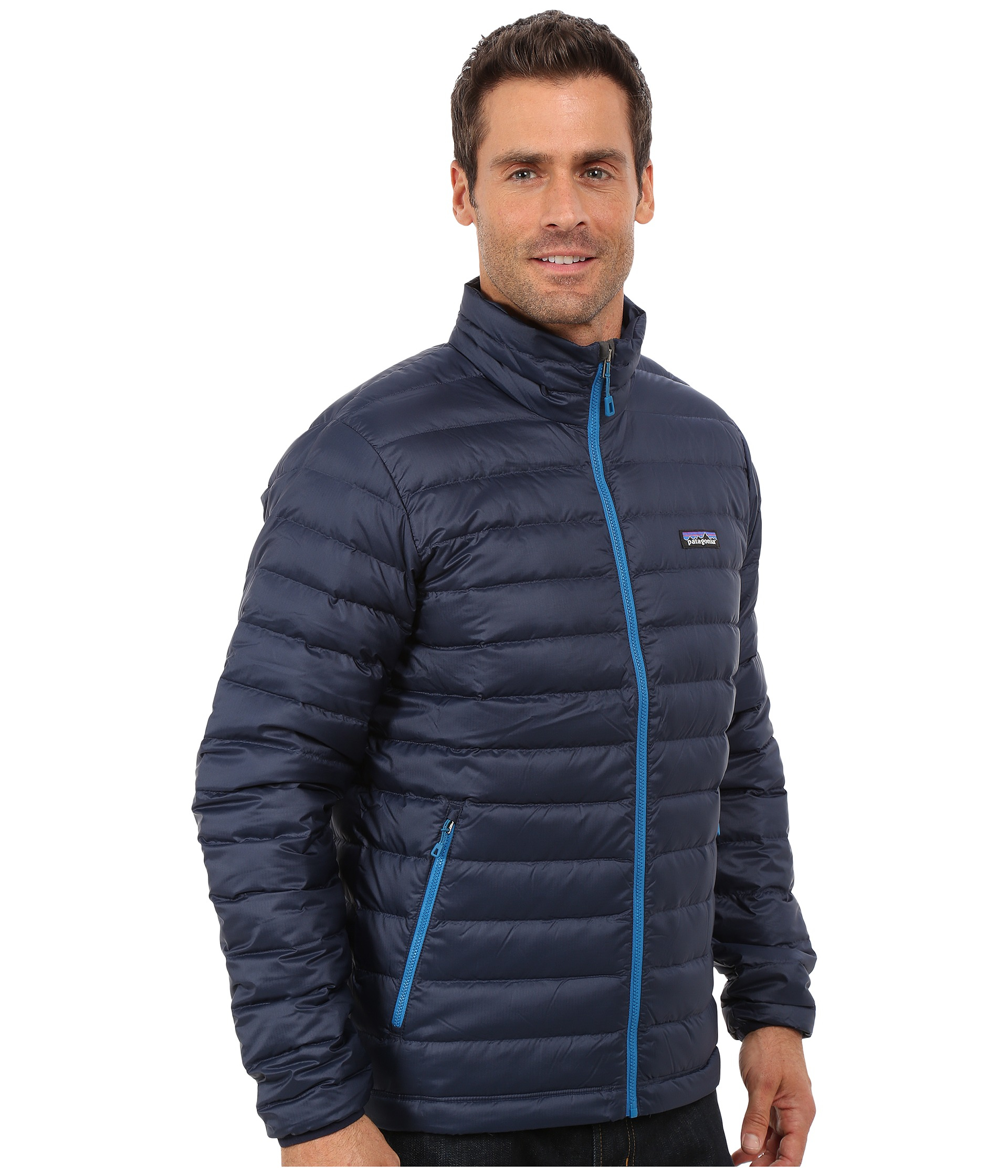 Patagonia Down Sweater Jacket in Blue for Men | Lyst