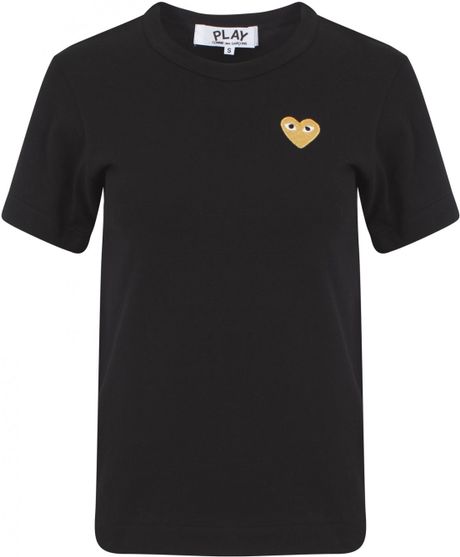 black and gold comme des garcons