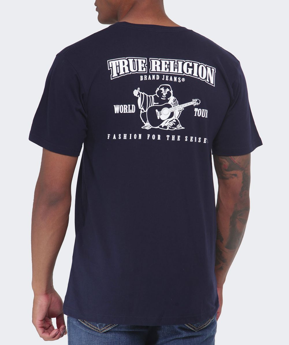 navy true religion t shirt