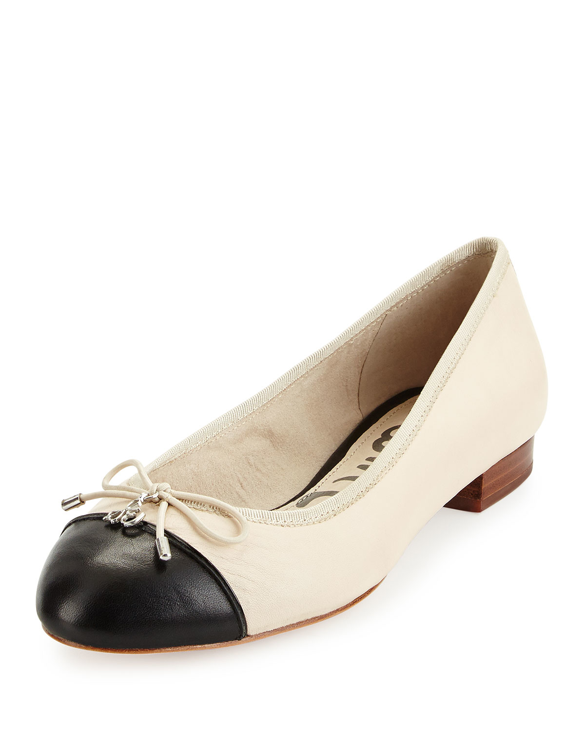 women's cap toe flats