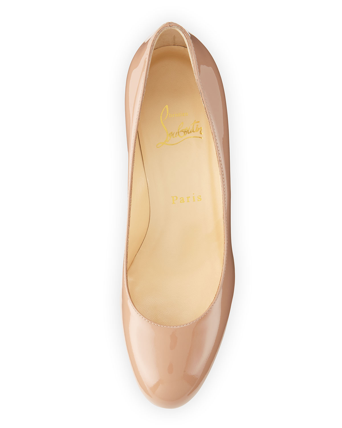 Christian louboutin Simple Patent-Red Sole Pump in Red | Lyst
