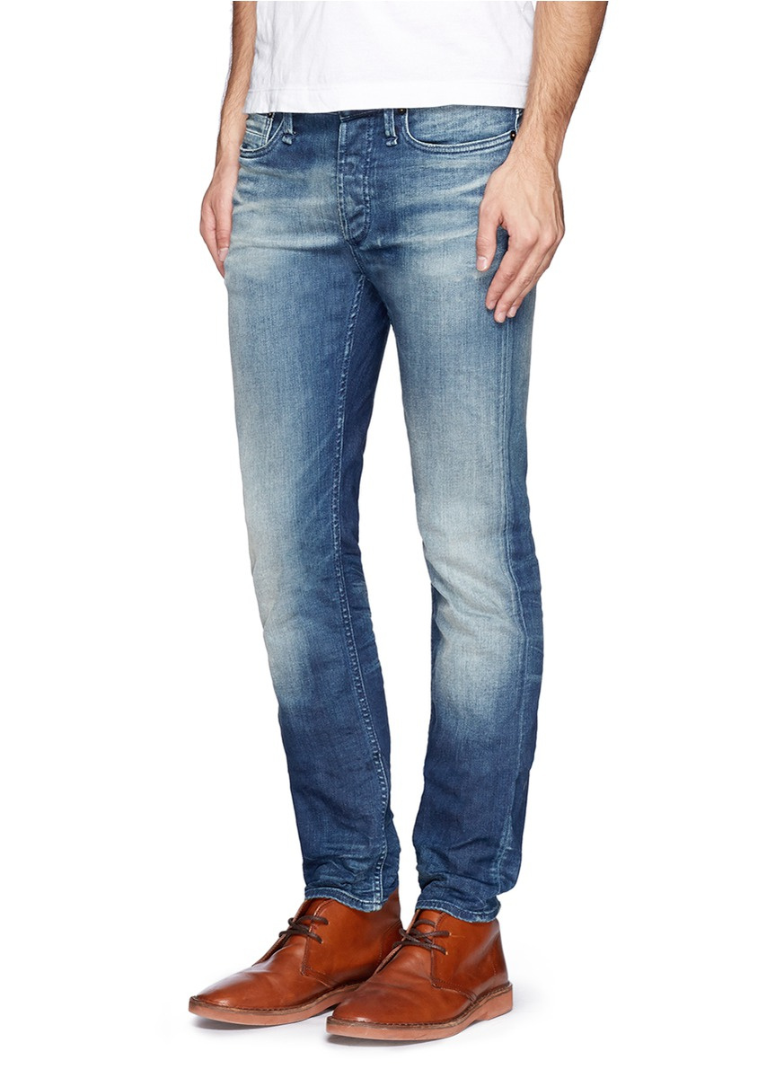 Denham 'bolt' Skinny-fit Jeans in Blue for Men - Lyst