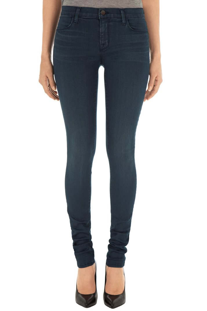 J Brand 624 Stocking Stacked Super Skinny In Blue Heaven Lyst