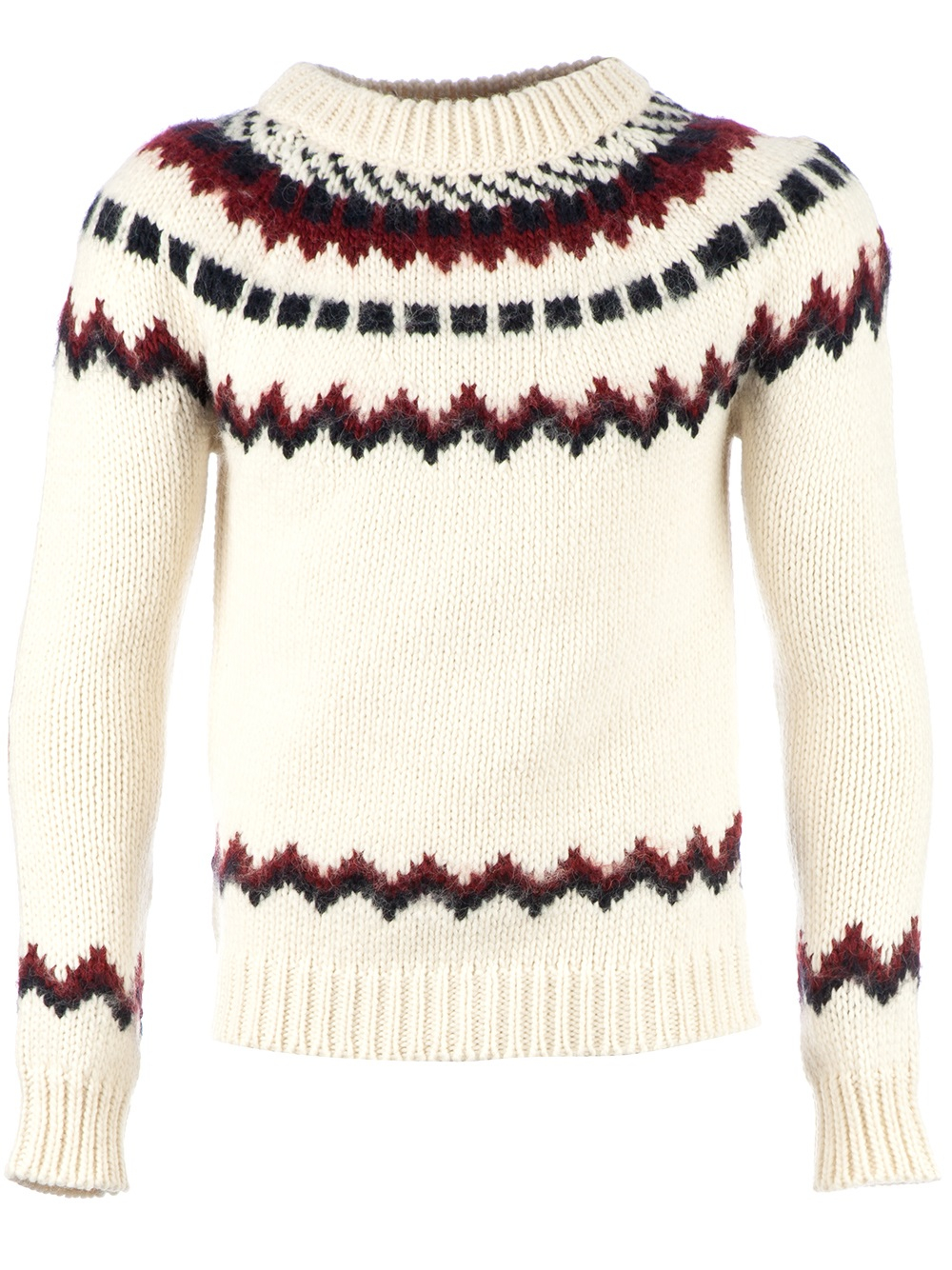 yves saint laurent white jumper