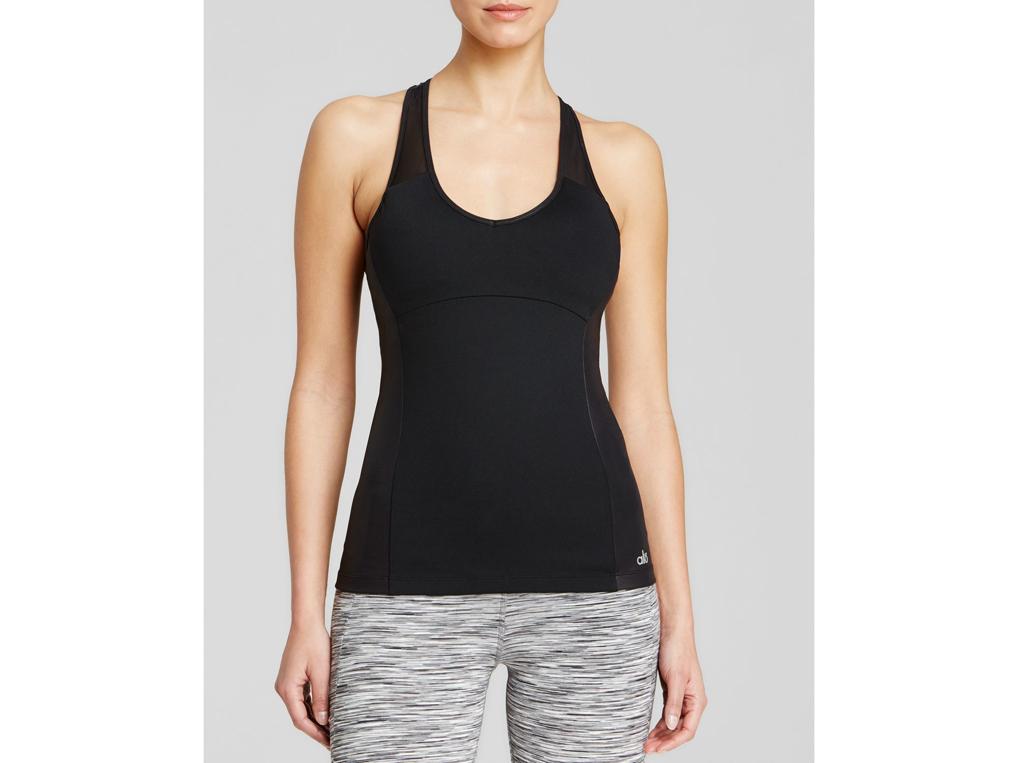 yoga tops with shelf bra