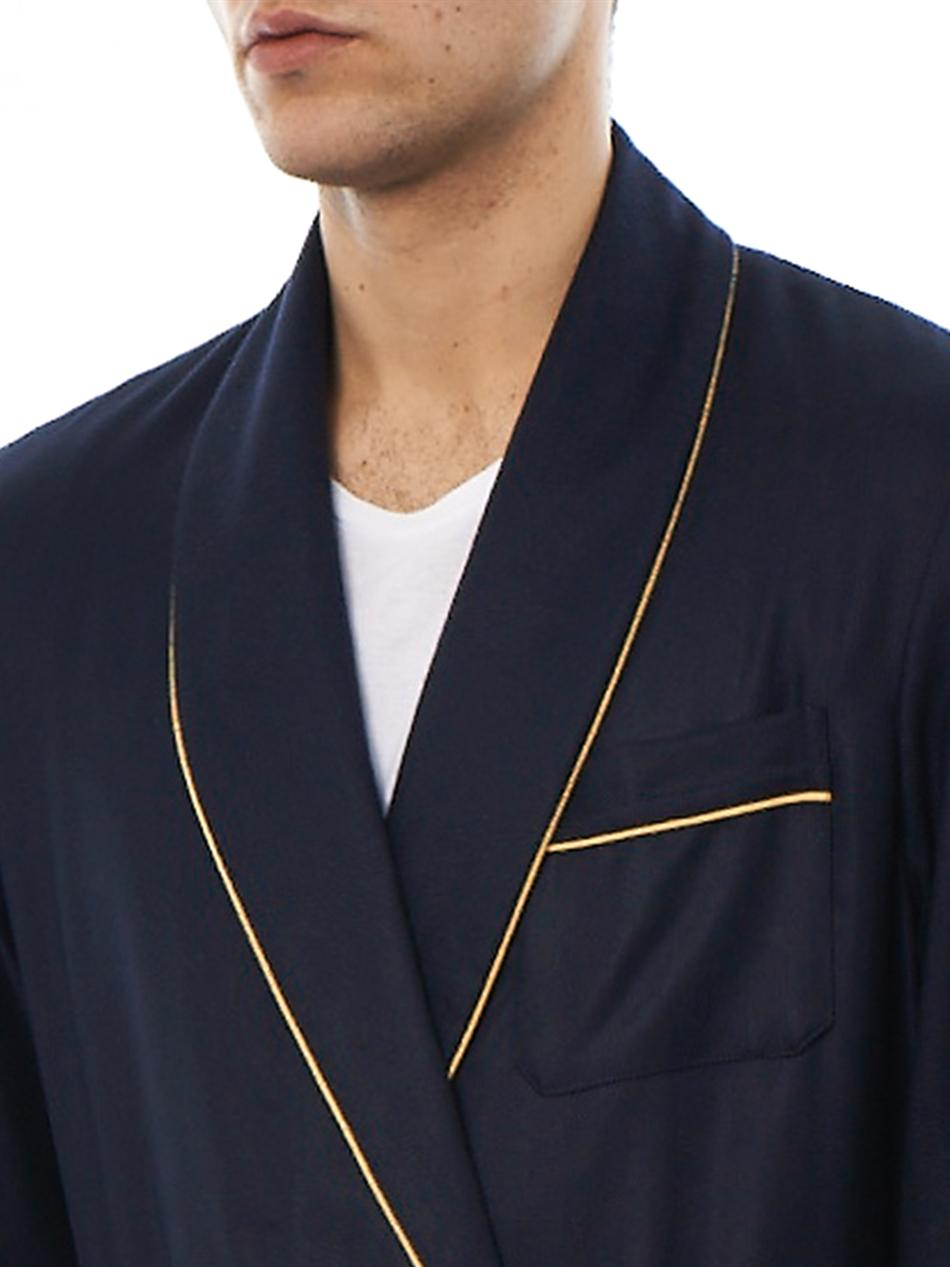derek rose wool robe