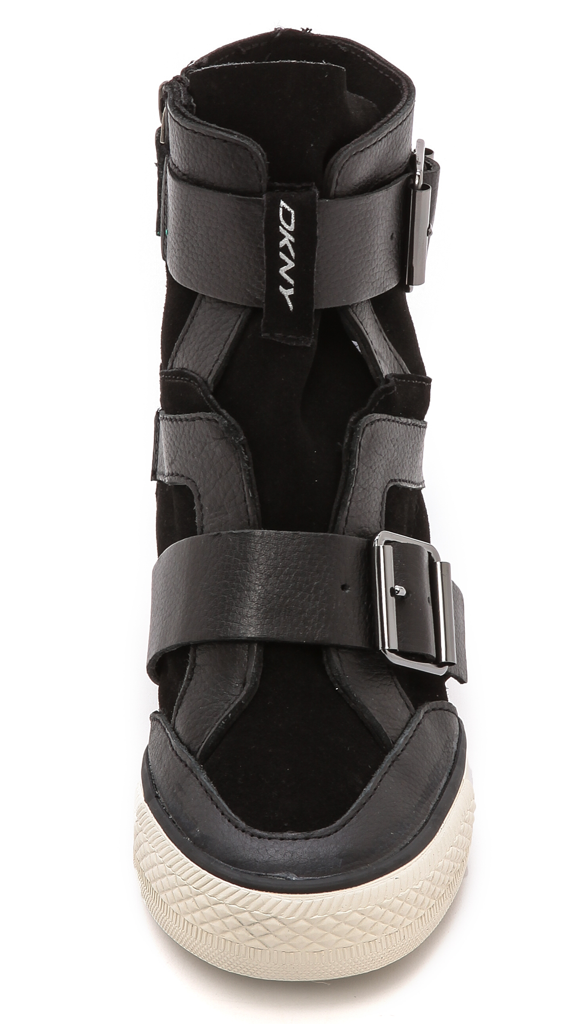 dkny leya wedge sneakers