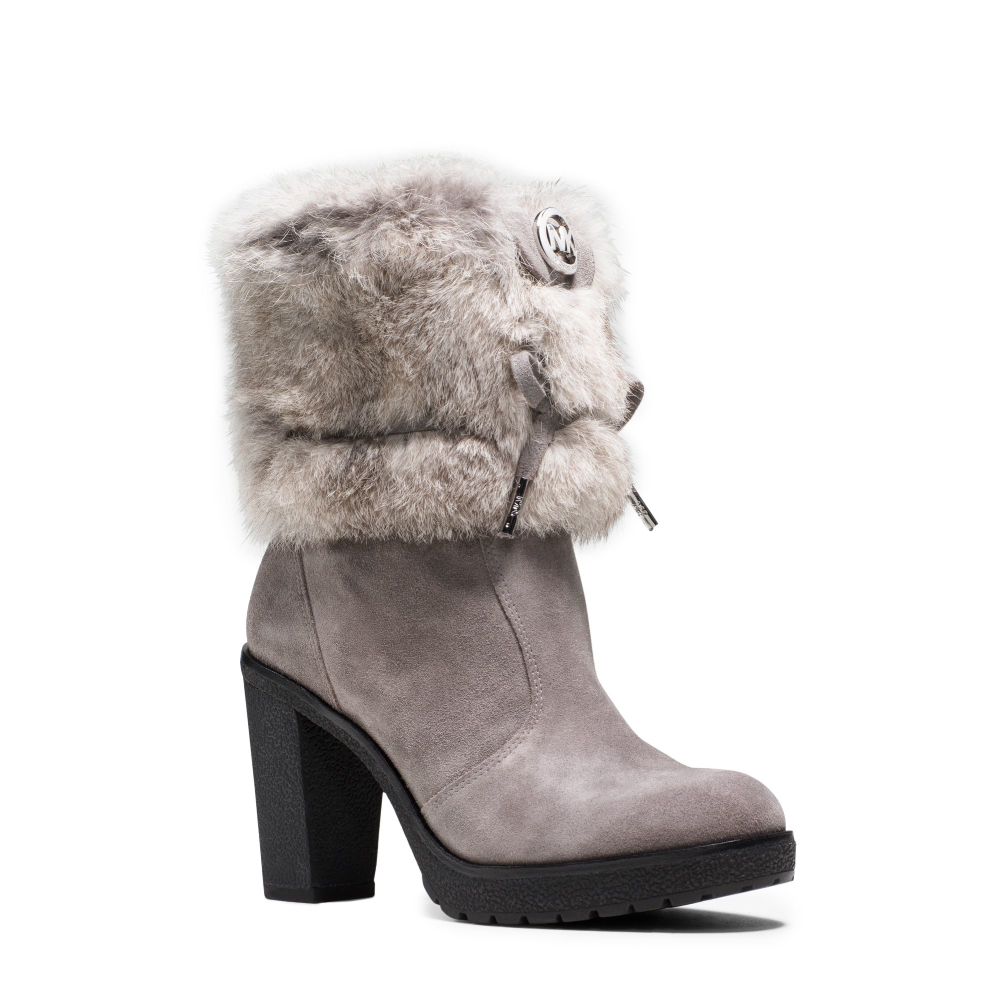 michael kors fur lined boots