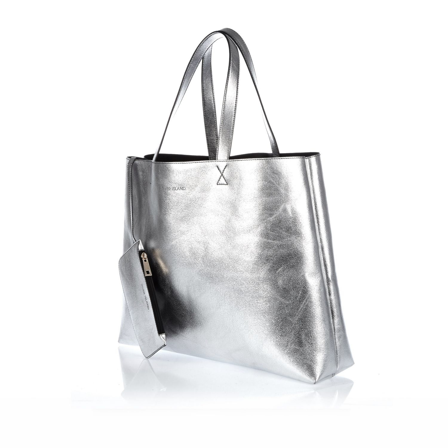Silver tote bags uk sale