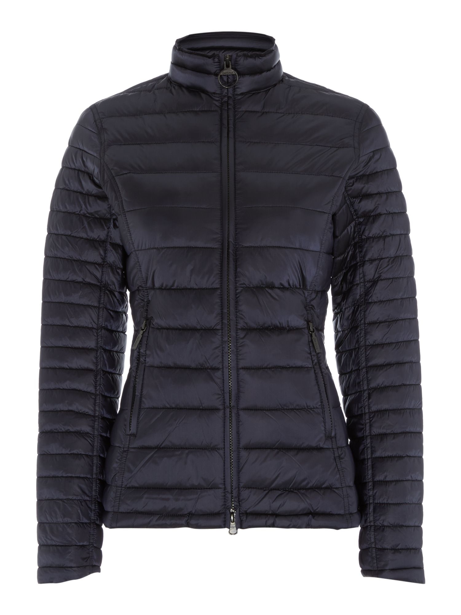 Barbour Clyde Short Baffle Quilted Jacket in Blue (Navy) | Lyst