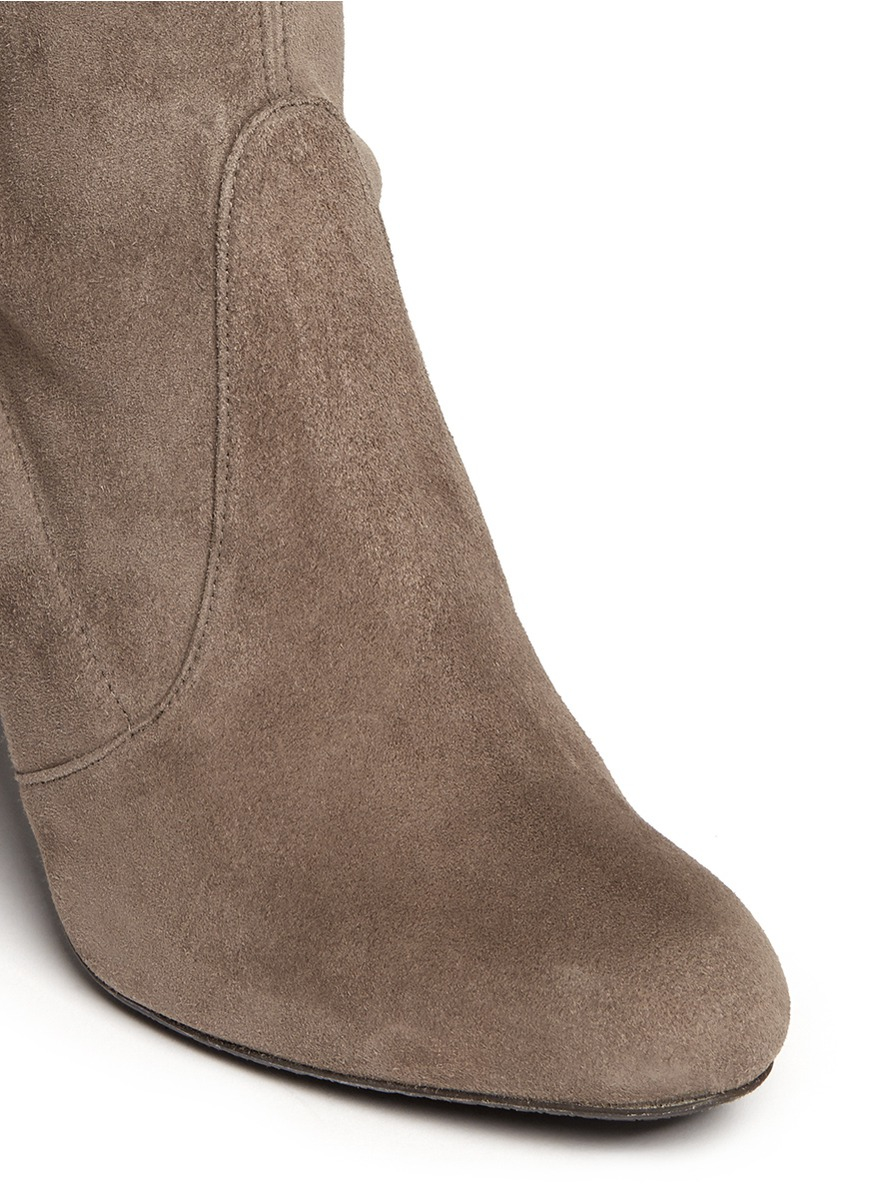 stuart weitzman gray highland boots