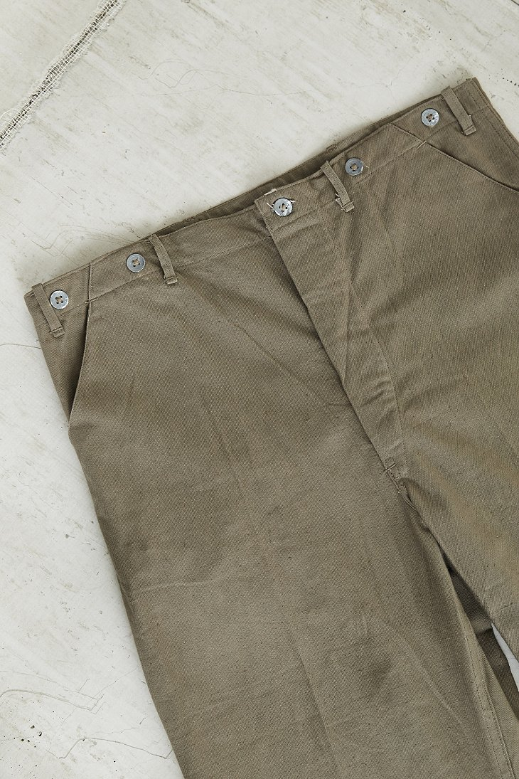 Urban Renewal Vintage Swedish Buckle Back Pant in Brown for Men Lyst