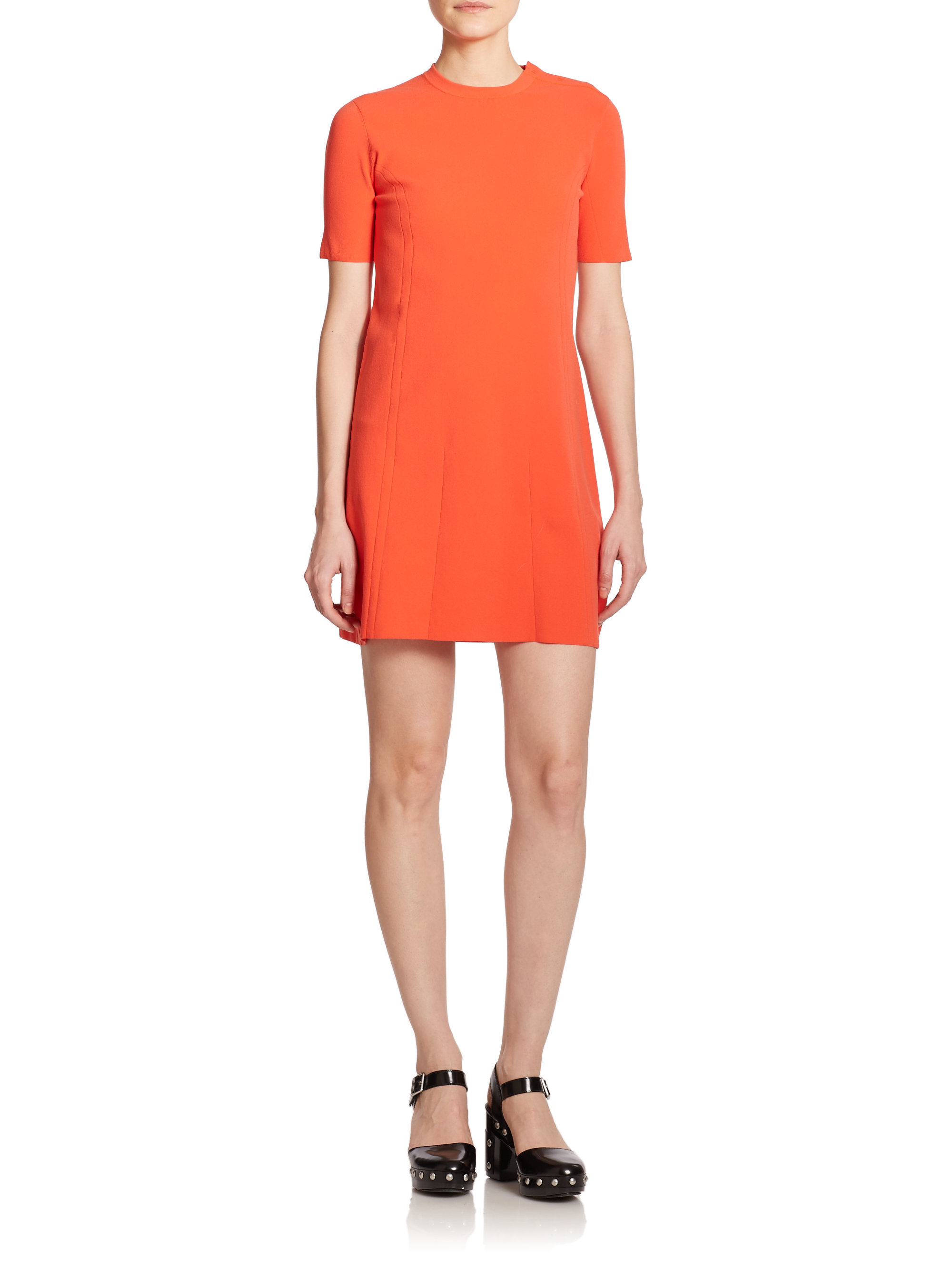 Marc By Marc Jacobs Scooter Shift Dress In Orange Lyst