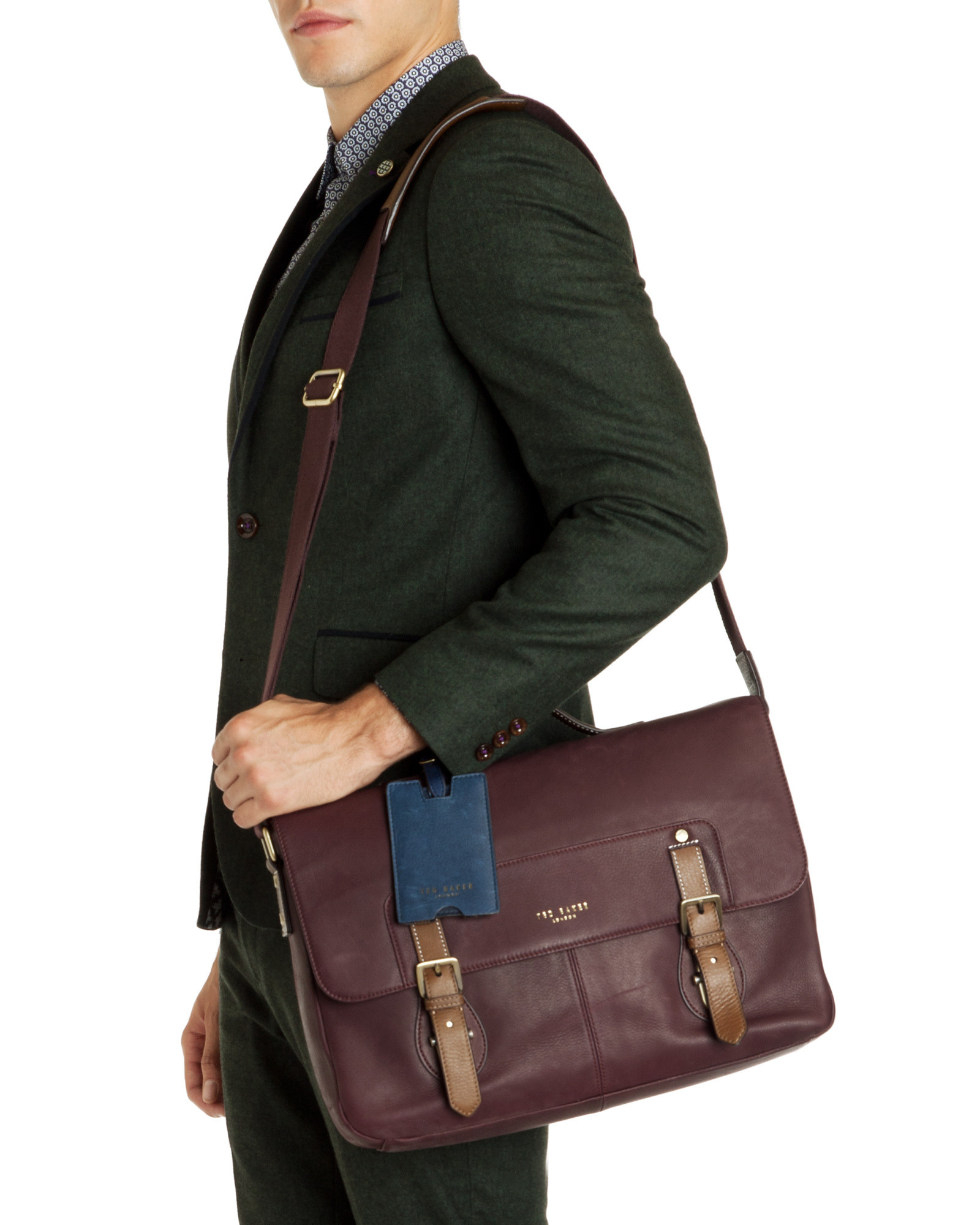 ted baker mens messenger bag