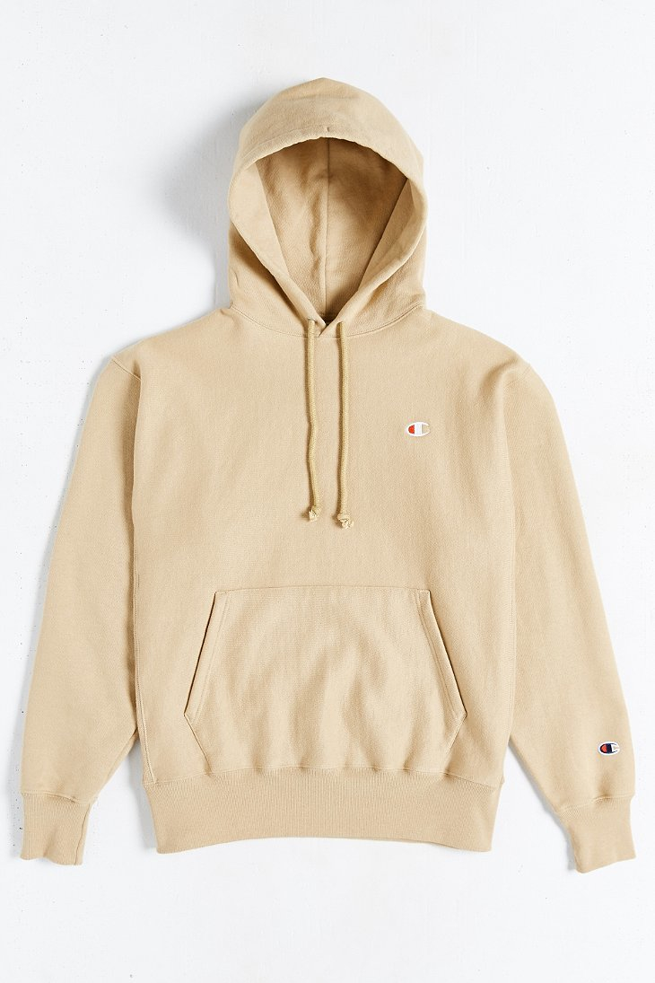 Therefore Quickly continue Champion Icon Reverse Weave Hoodie Sweatshirt in Natural for Men | Lyst