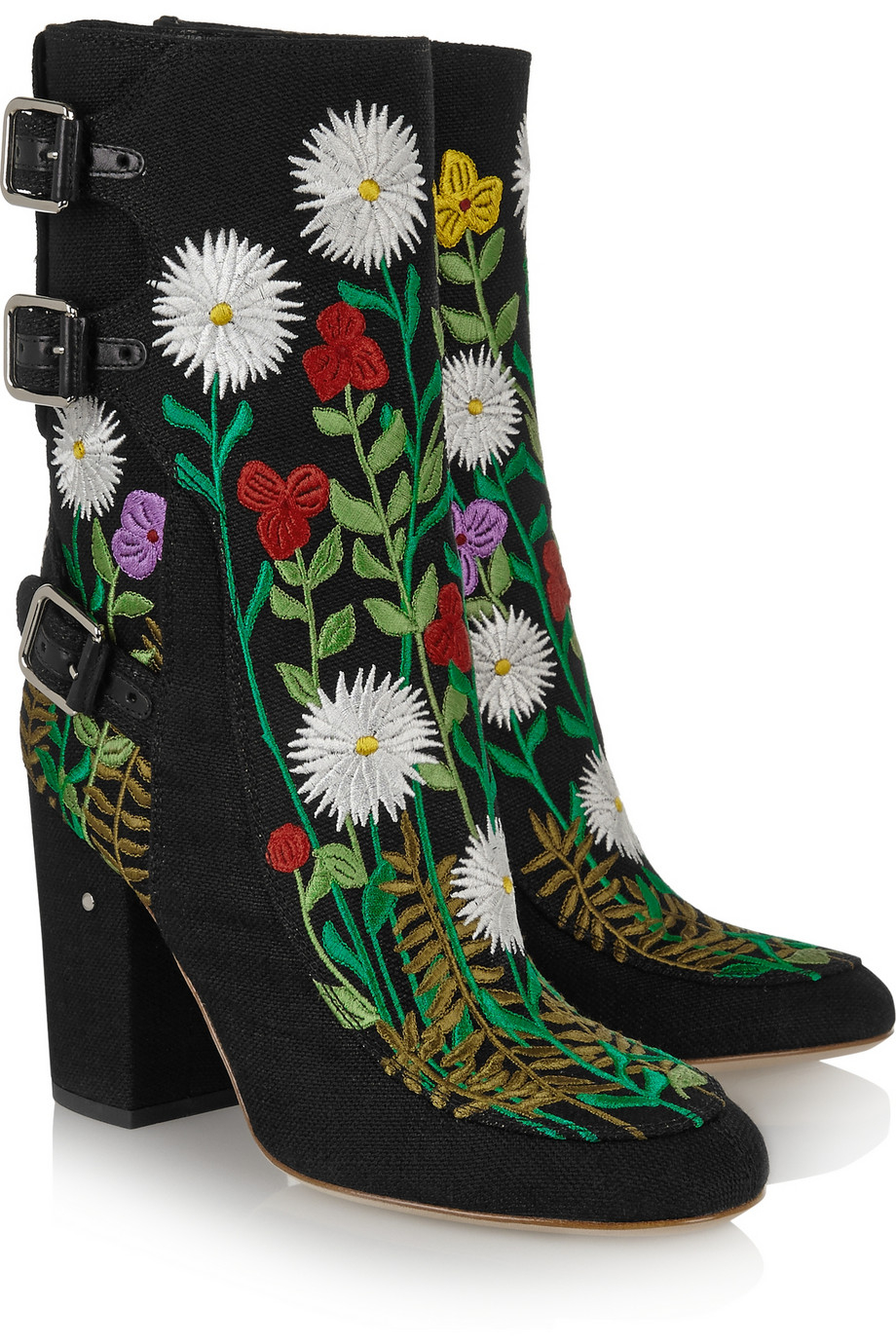 ankle canvas boots