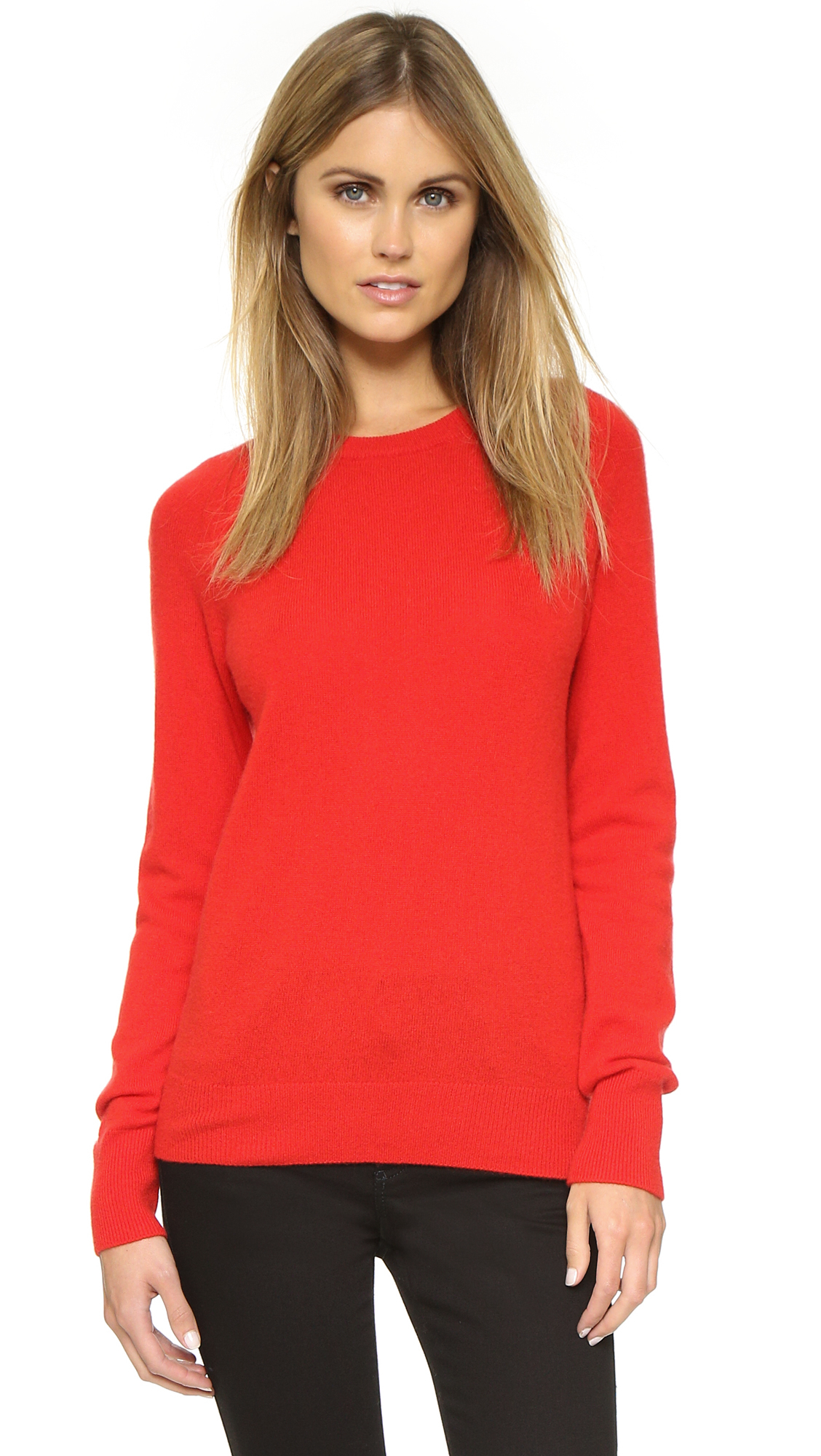 Lyst Equipment Sloane Crew Neck Sweater in Red