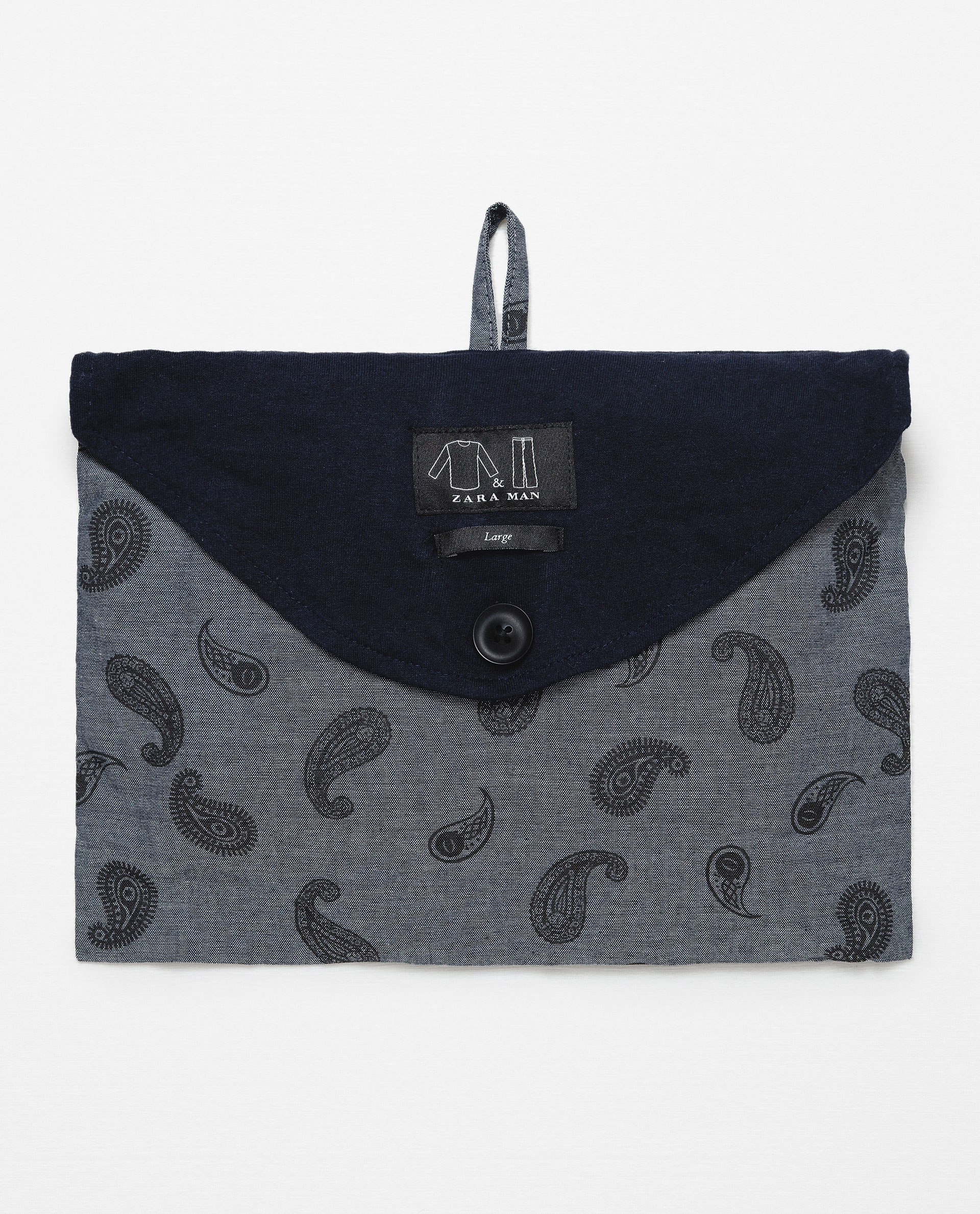 Zara Paisley Pajamas Paisley Pajamas in Blue for Men (Navy blue) Lyst